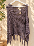 Crochet plum top
