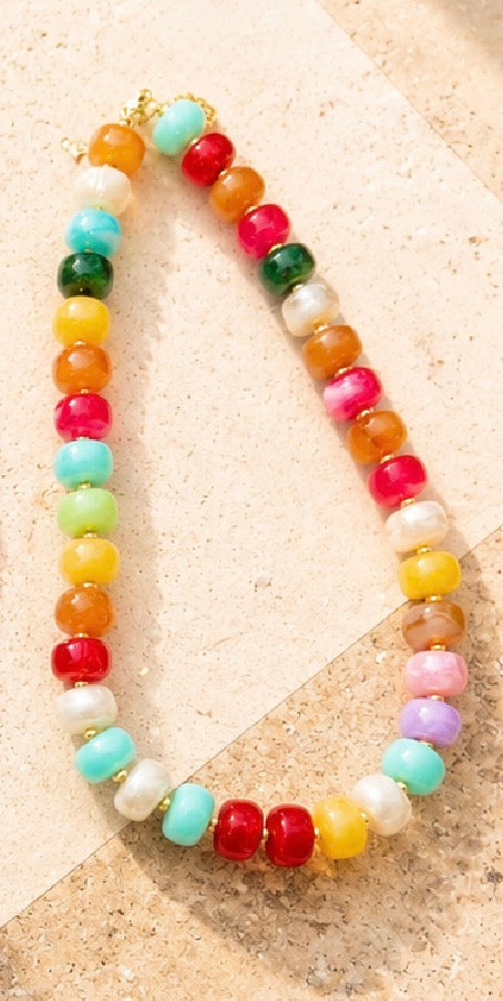 Candy cane necklaces