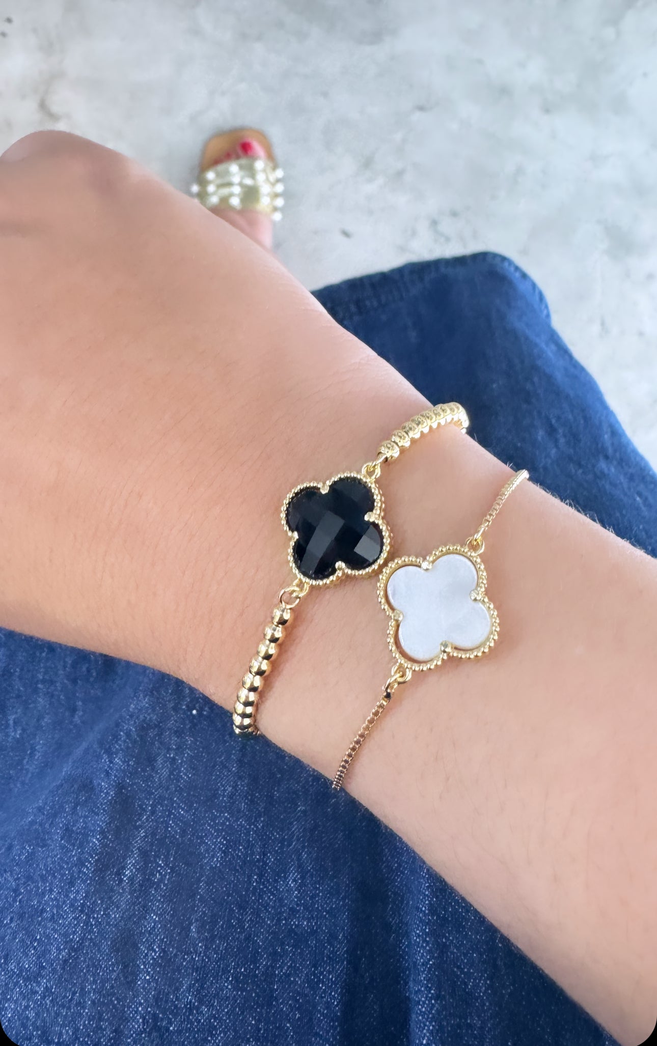 Clover Adjustable Bracelet