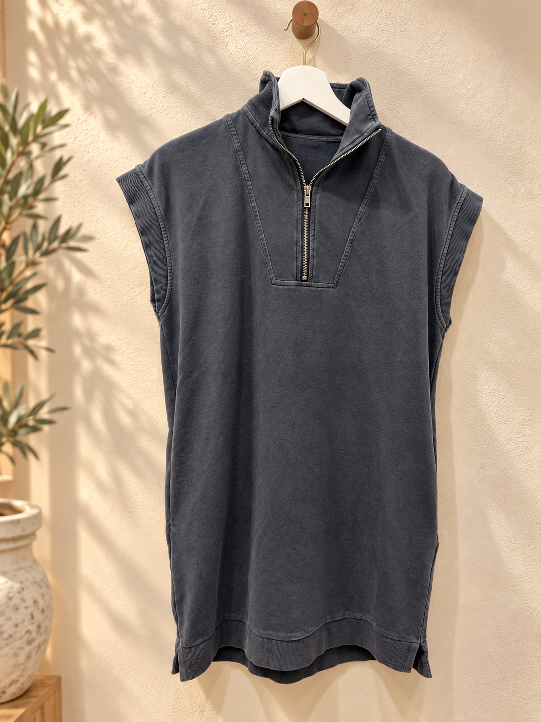 Black wash dress