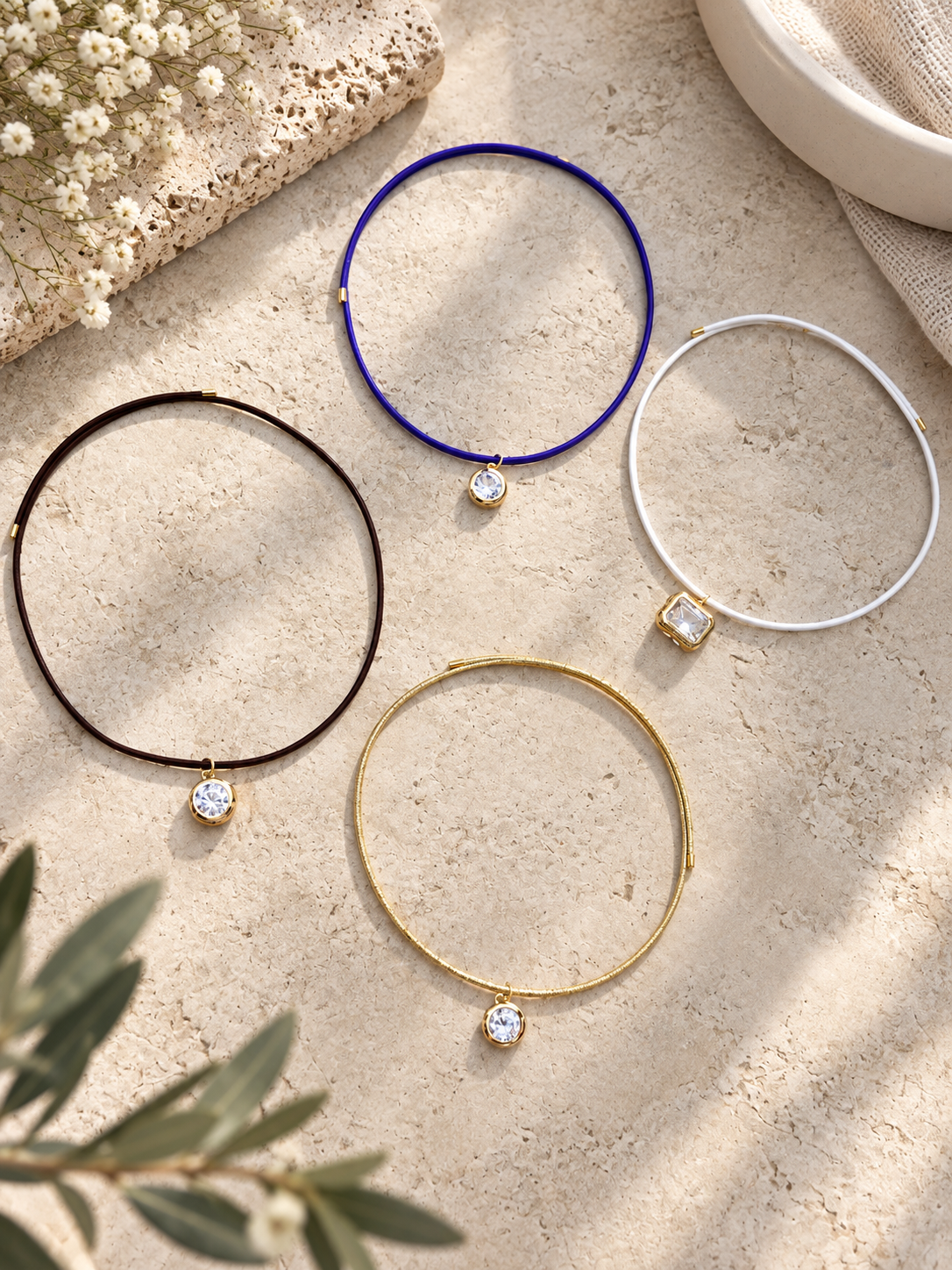 Magnetic necklaces