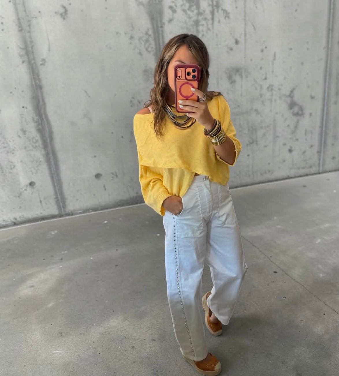 assymetrical sweater