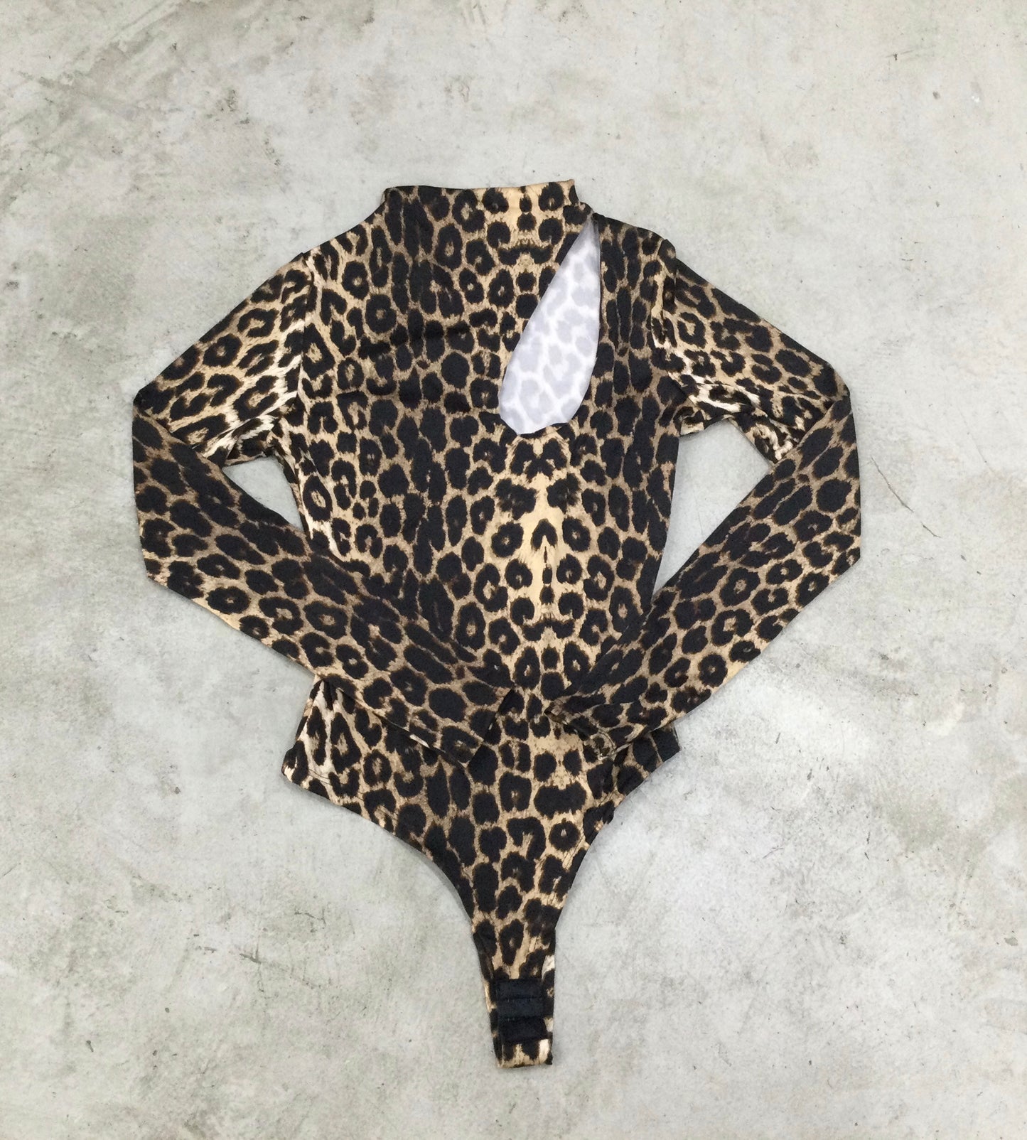 Long Sleeve Animal Print Bodysuit