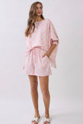Lounge top and short set