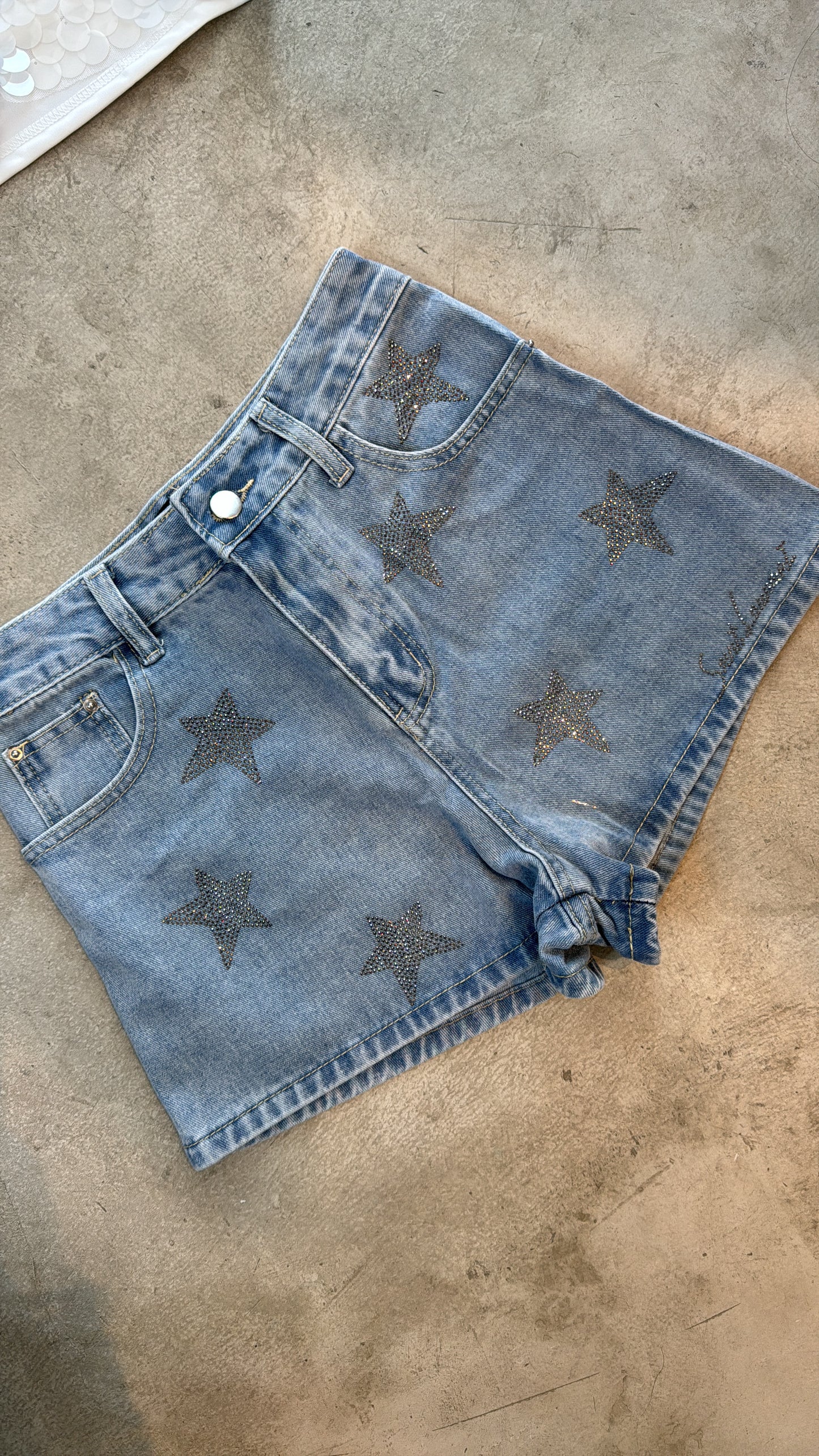 star denim short