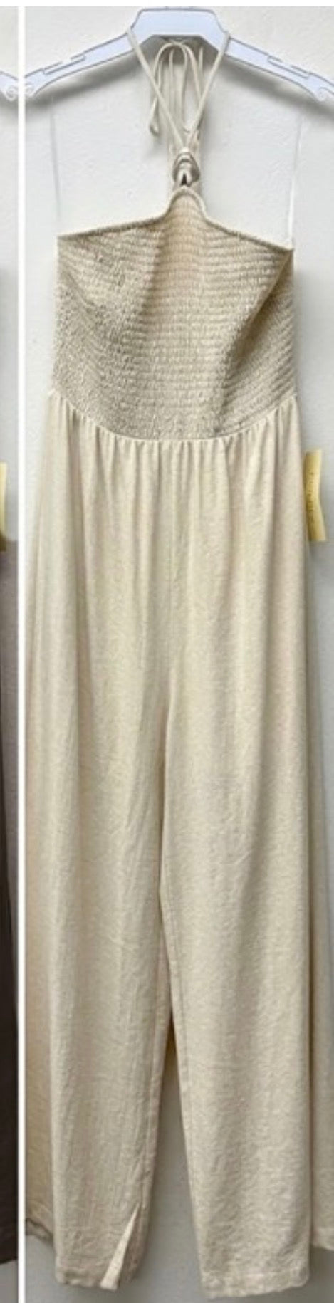 Halter Smocked jumpsuit