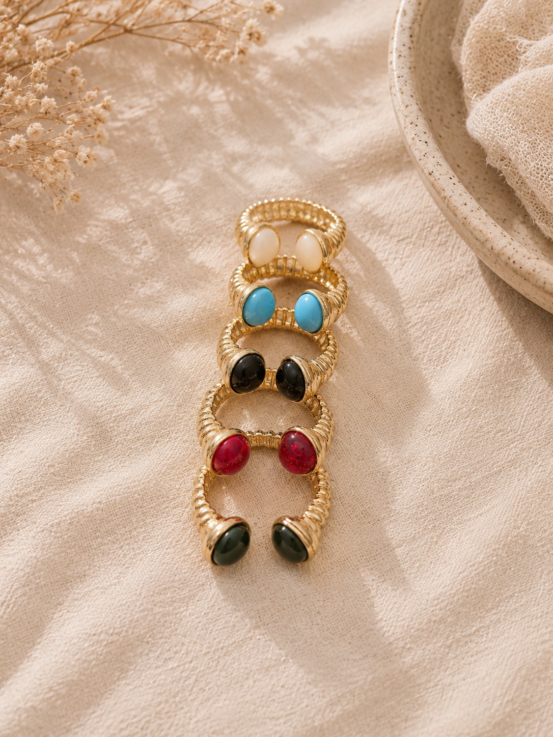 Gemstone rings