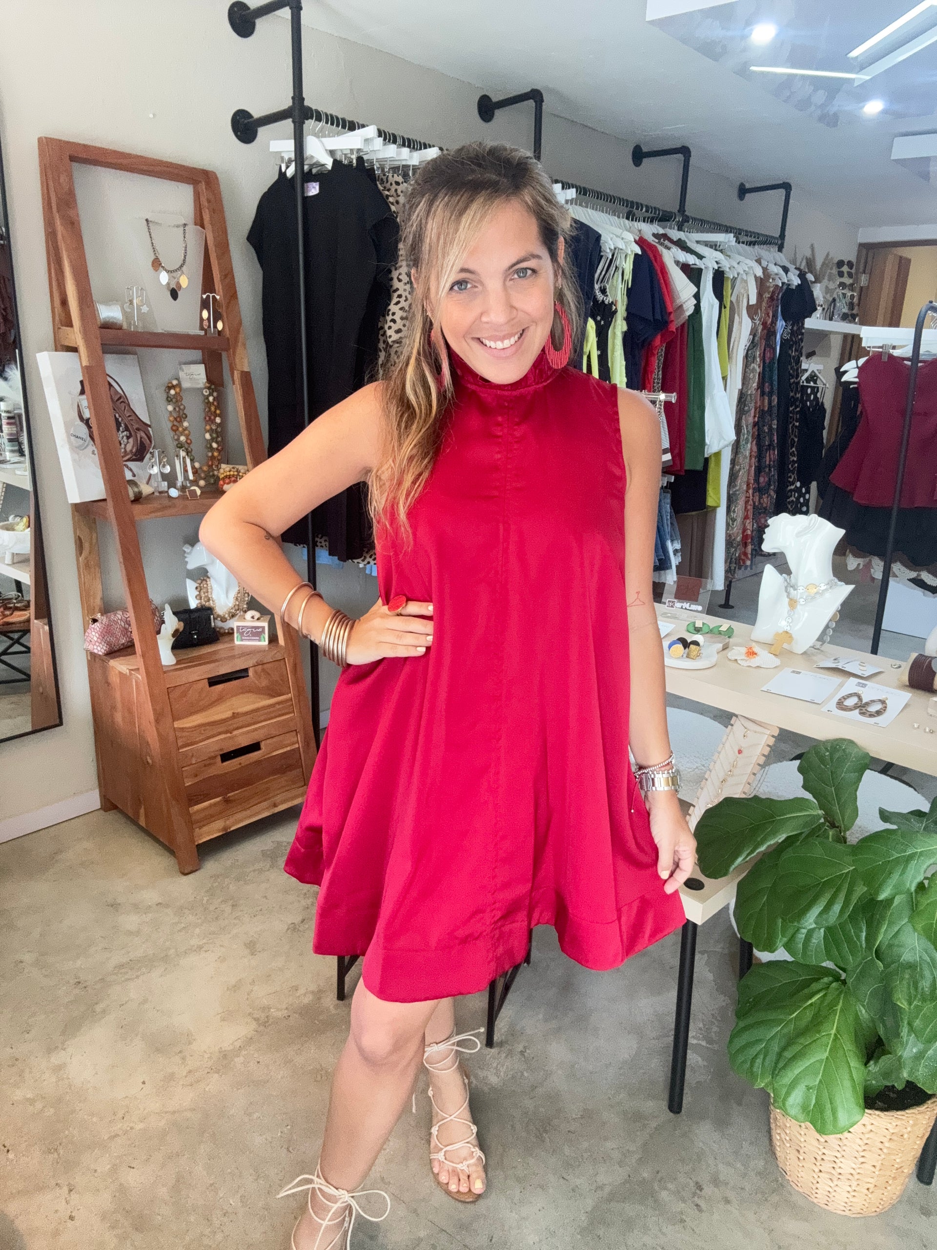 Satin babydoll dress  Lolas Boutique