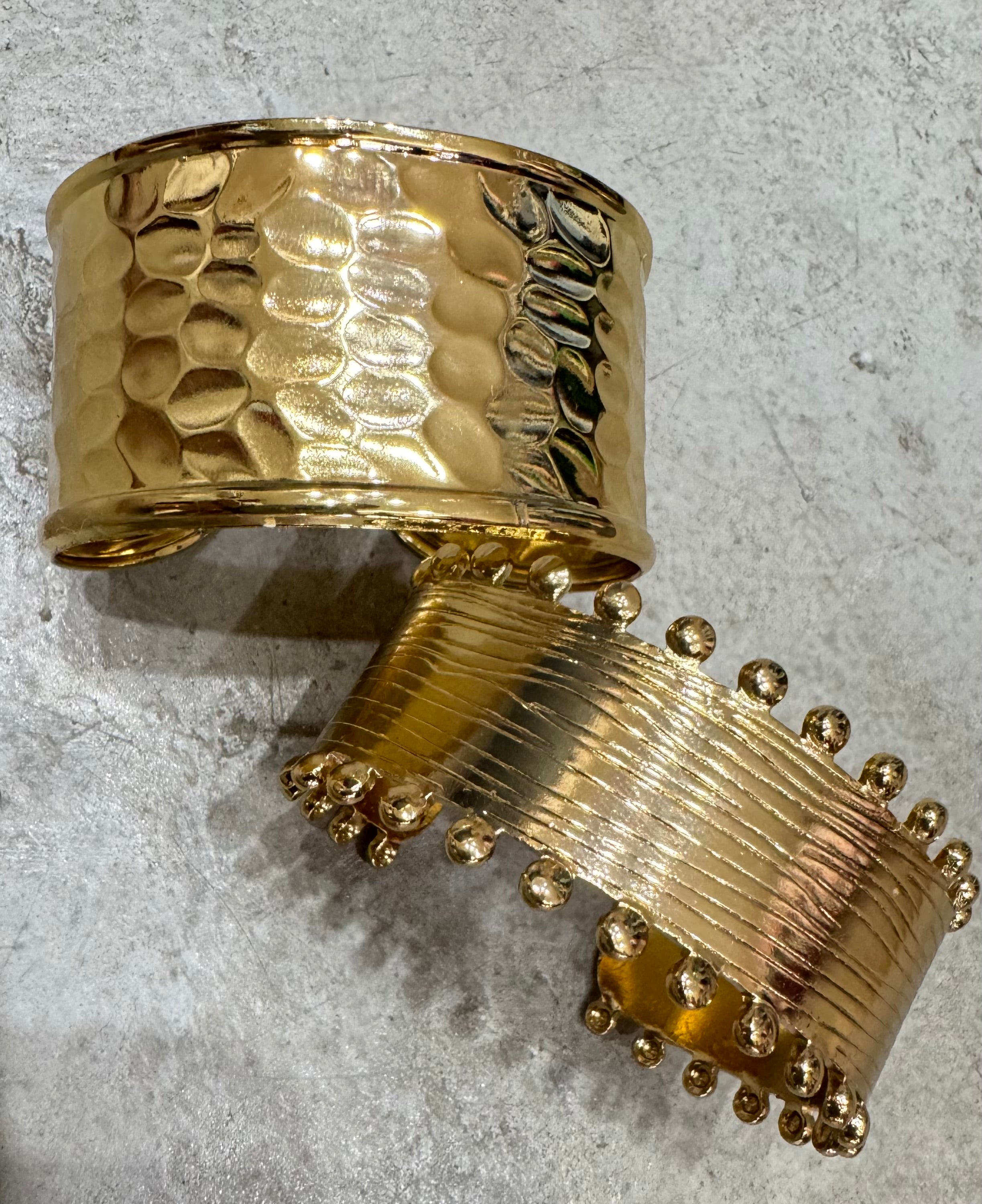 Gold cuffs
