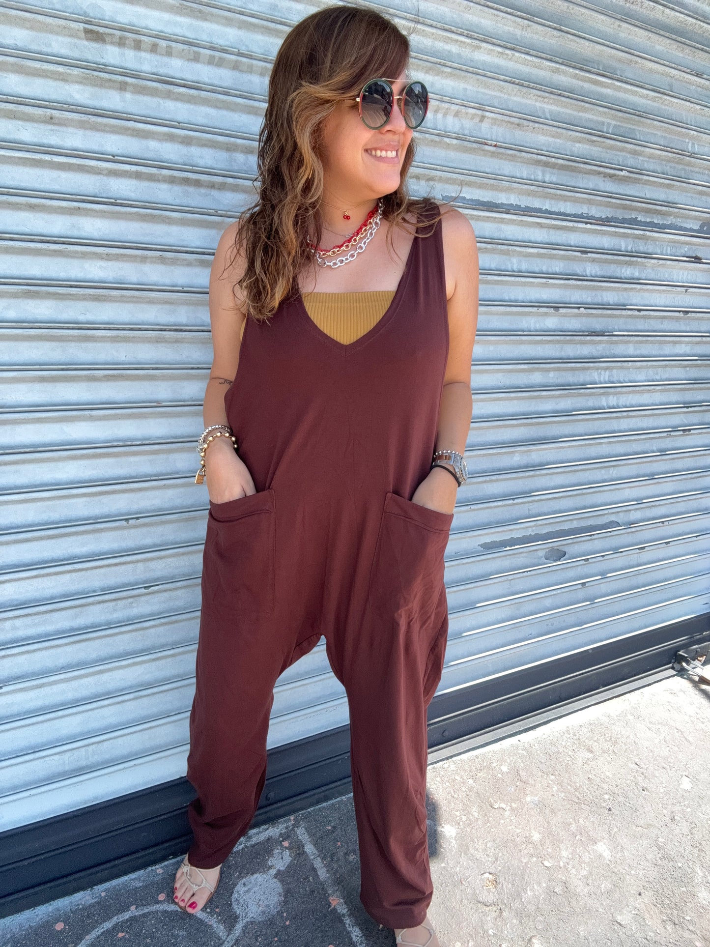 Chocolate Jumpsuit