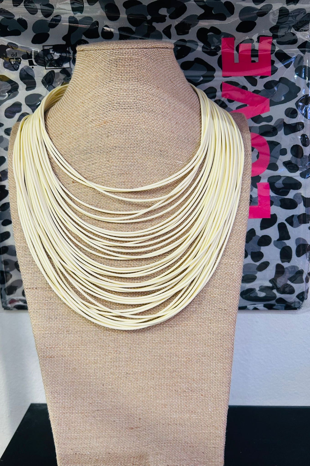Manarola leather necklaces
