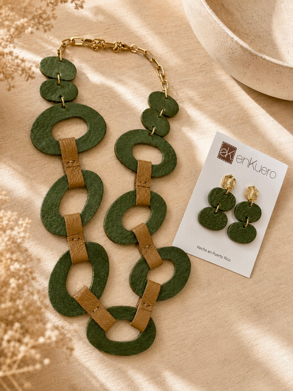 Leather links  set