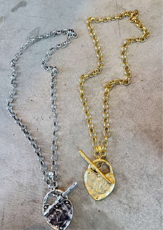 Heart Lock Necklace