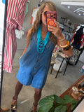 Denim Romper