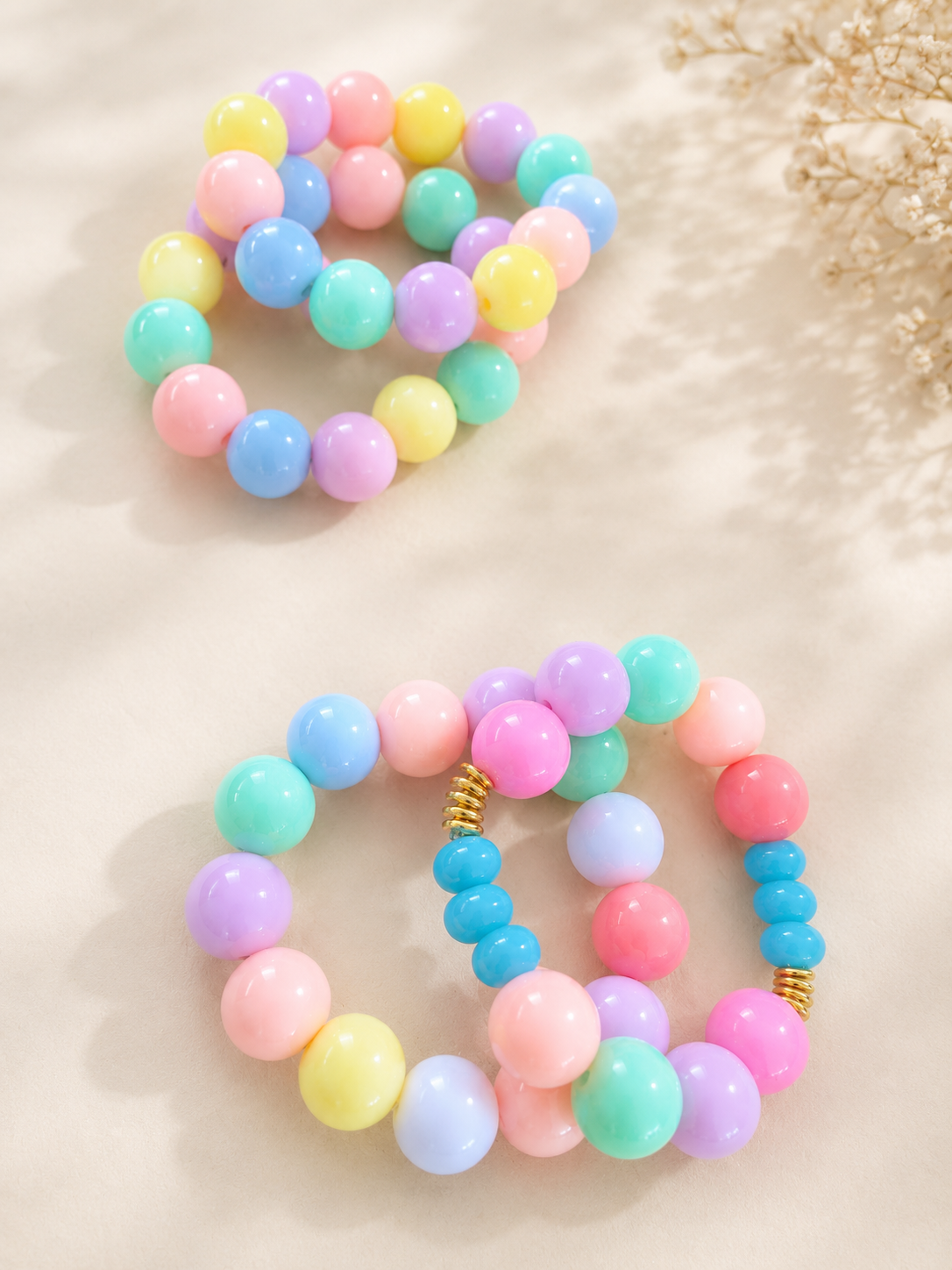 Bubble gum bracelets