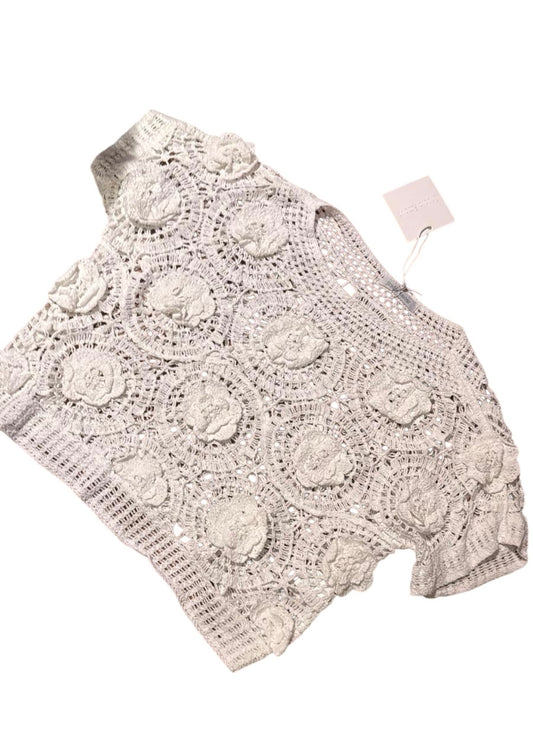 Crochet flower top