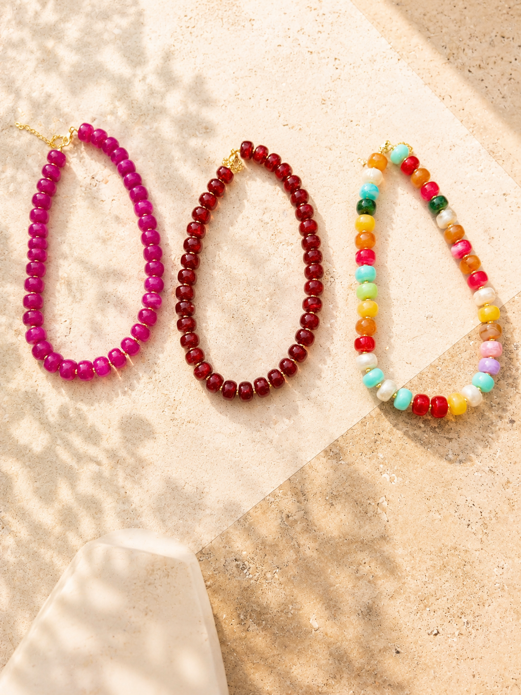 Candy cane necklaces