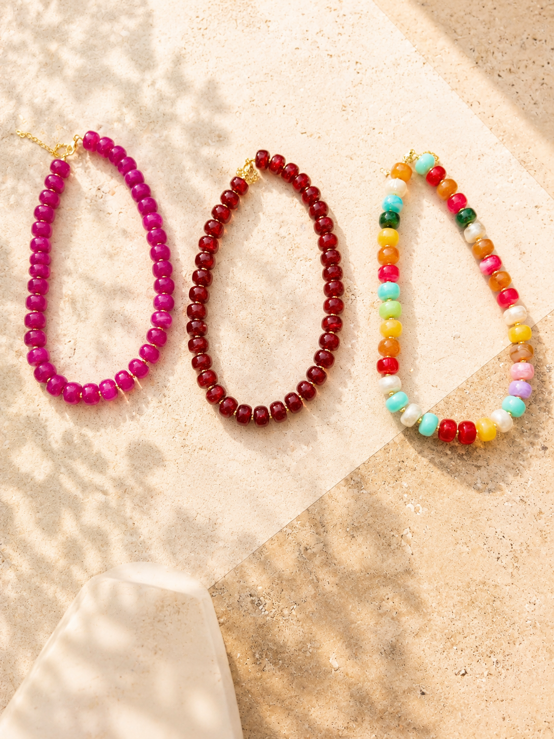 Candy cane necklaces