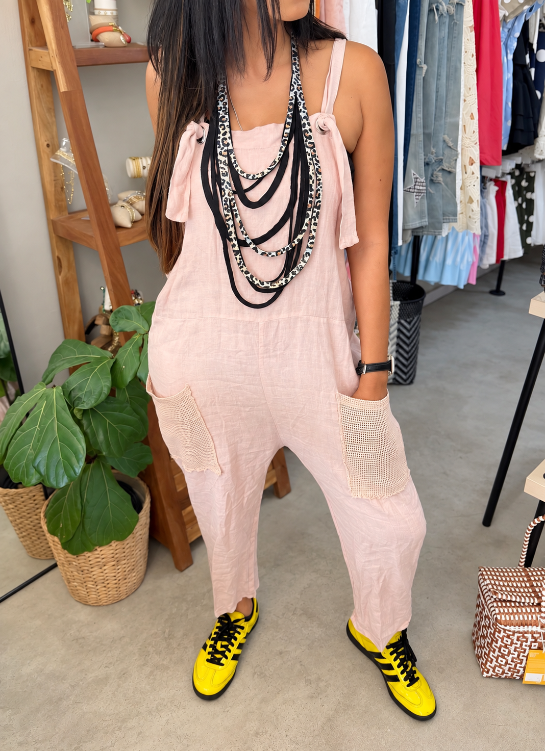 Italy rose jumpsuit