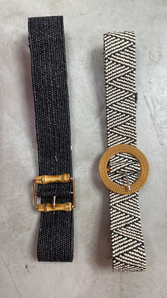 Raffia Belts