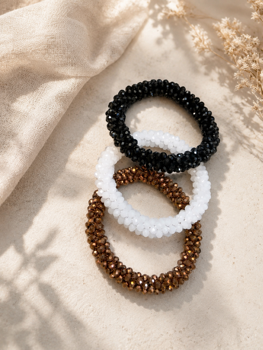 Elastic bracelet set