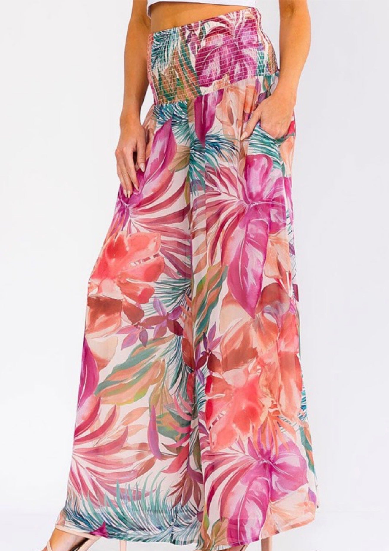Print palazzo pant