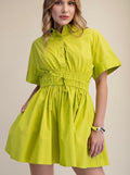 Apple green dress