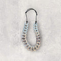 Chain leather necklace