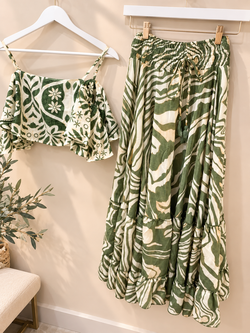Green print set