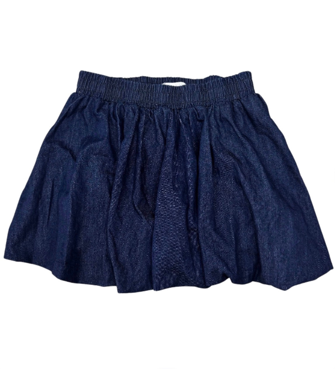 Bubble denim skirt