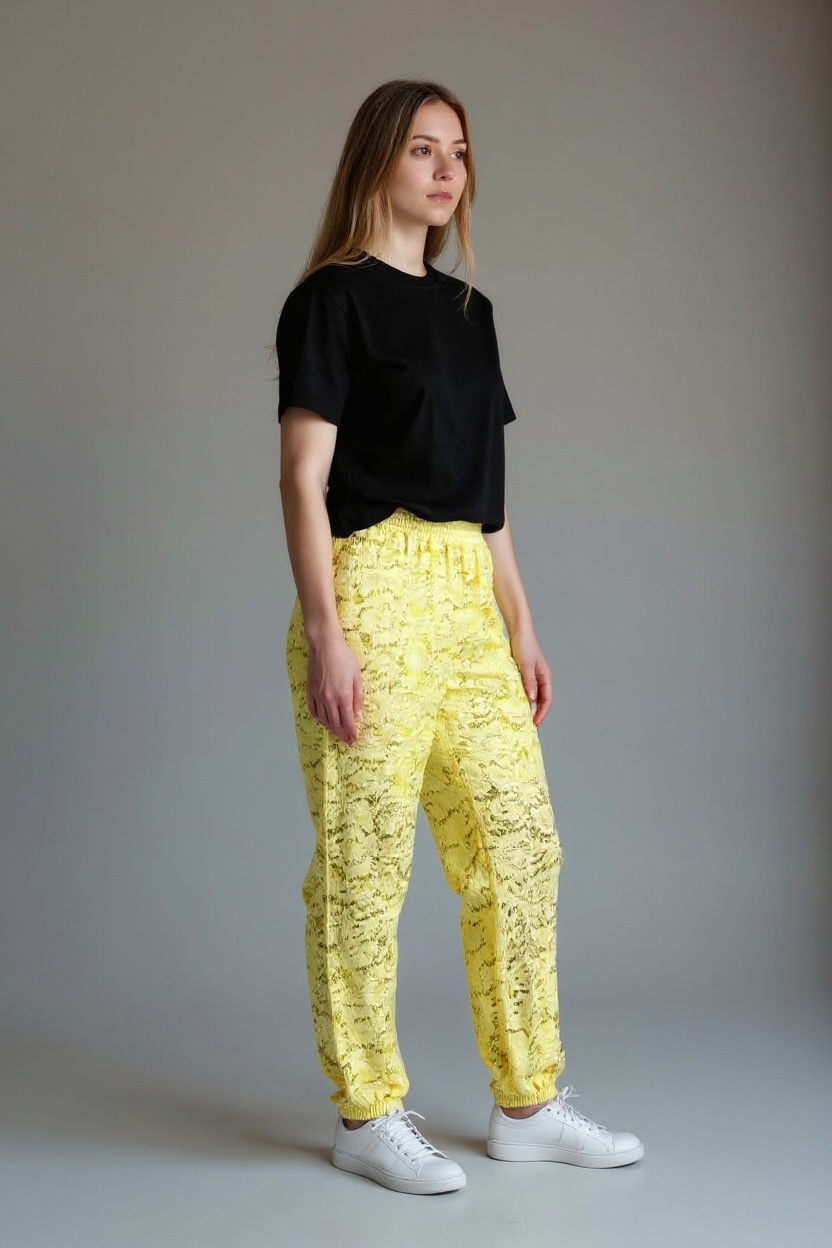 Lace bubble Pant