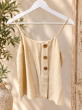 Button cami top