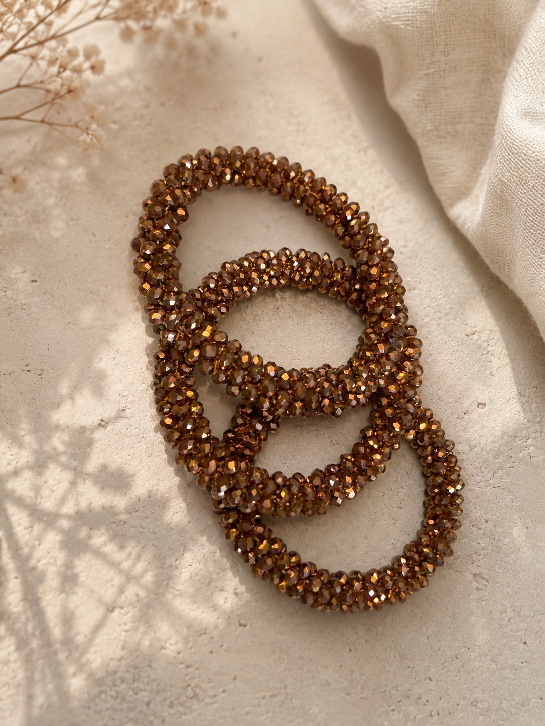 Elastic bracelet set