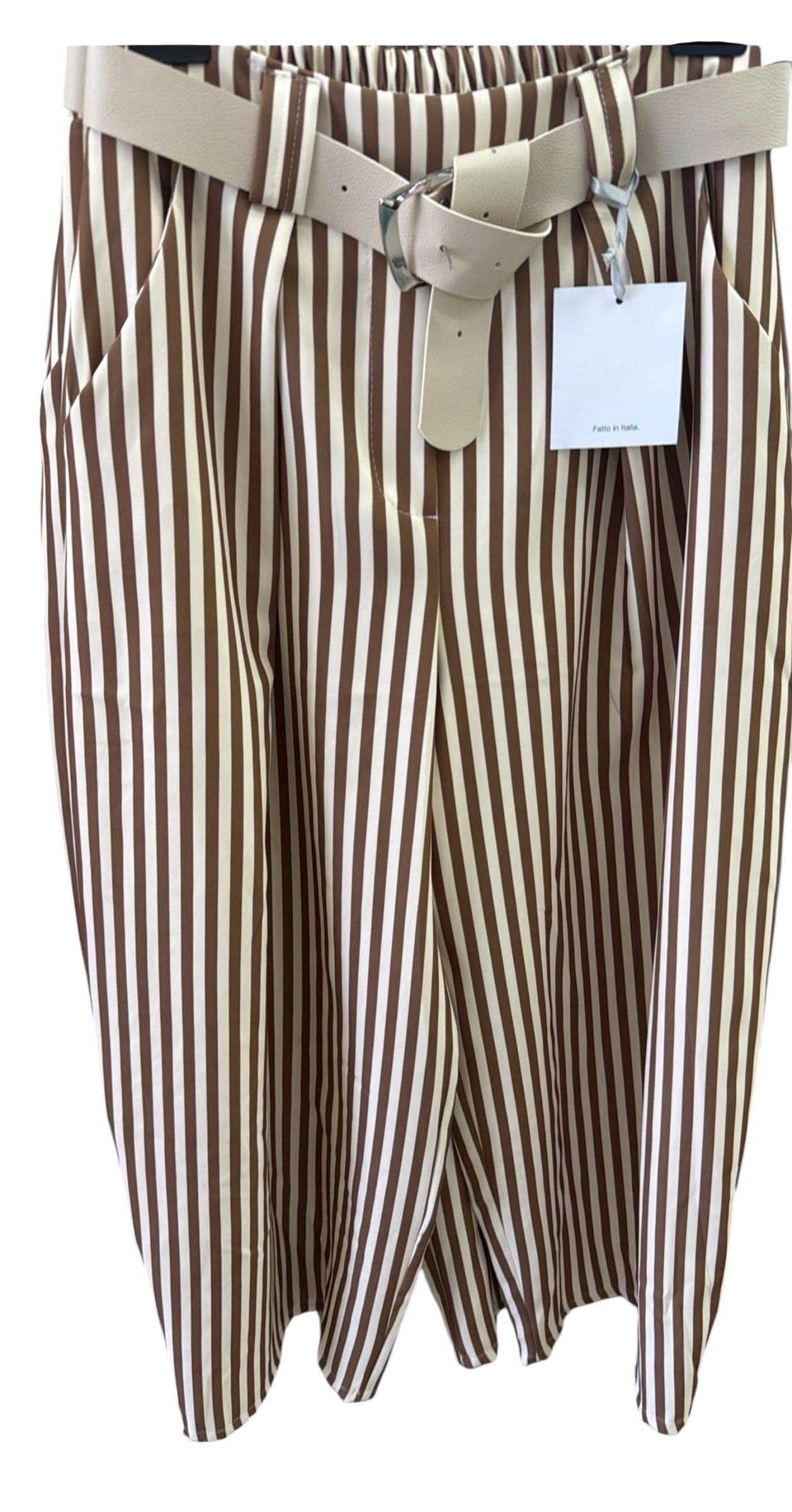 Stripe barrel pant